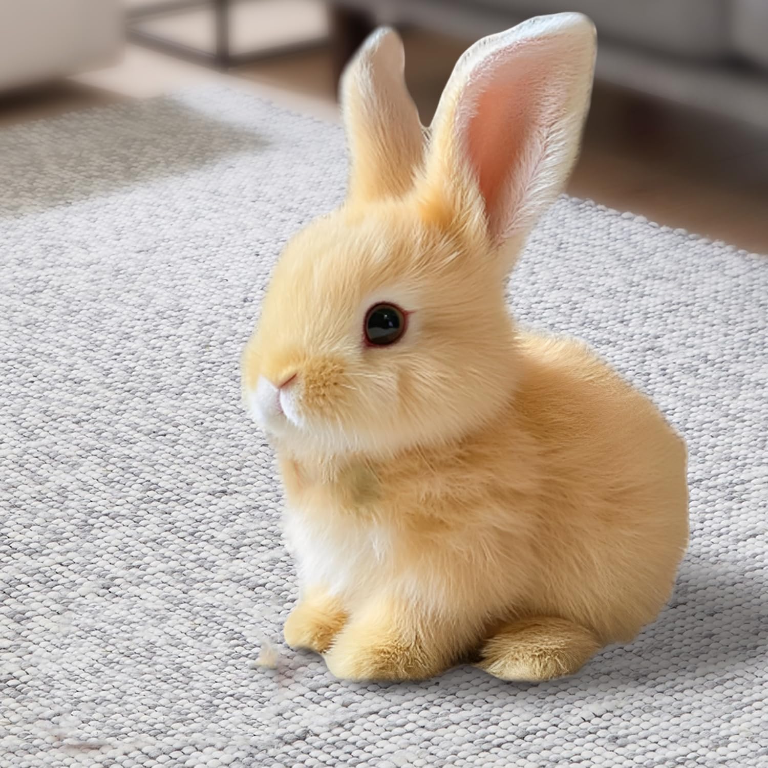 Oprtuisi Bunby - My Realistic Bunny Toy,Easter Interactive Plush